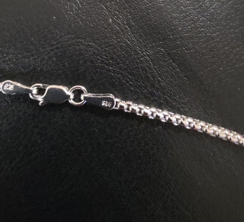 Silver Rolo Necklace - Picture 7 of 9
